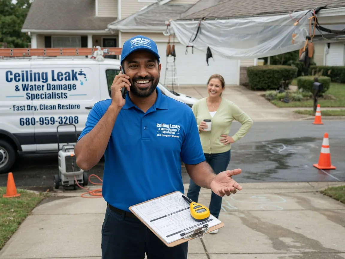 Ceiling Leak Cleanup Saint Onge, SD FAQs